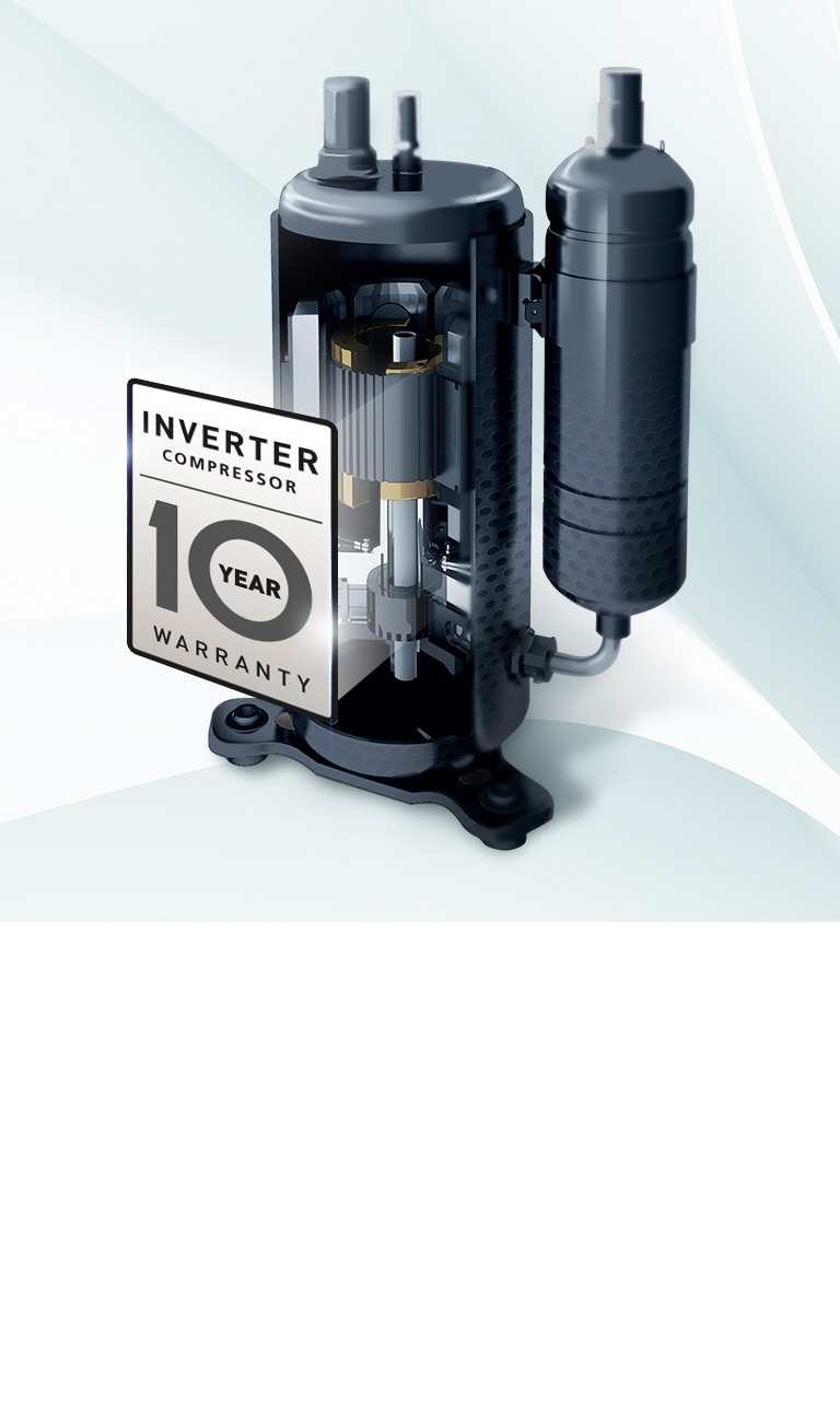 Compresseur à onduleur garanti 10&nbsp;ans2